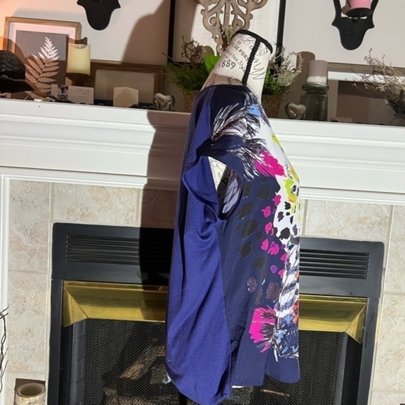 Rock & Republic Colorful Cheetah Top - Picture 11 of 14
